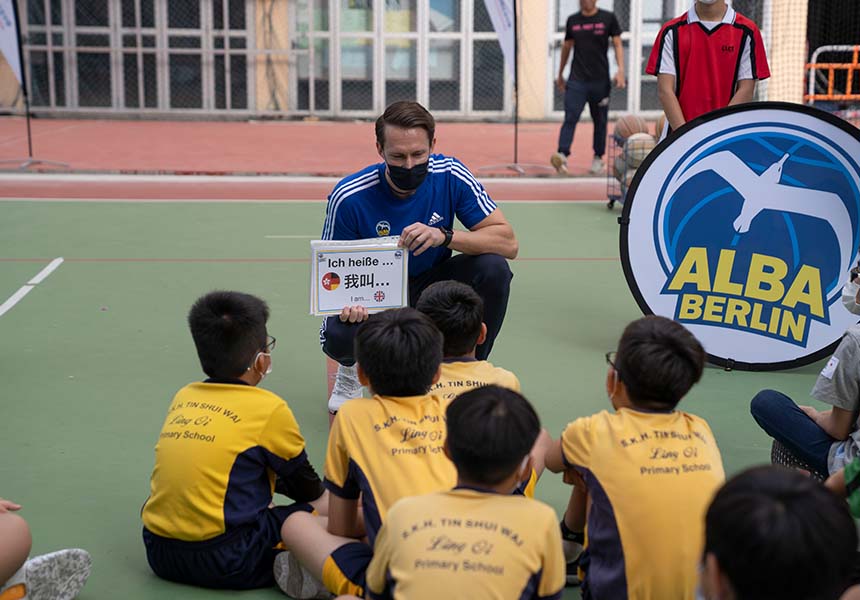 Basketball & Recycling Activities with ALBA BERLIN Basketball Academy Hong Kong